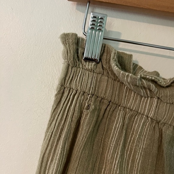 Free People Semi Sweet Cropped Pants in Sage Combo - Picture 8 of 12